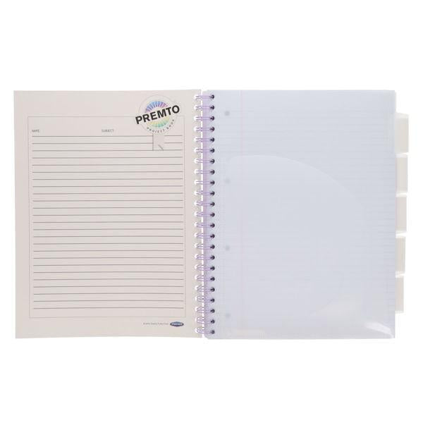 Premto - Pastel A4 200pg 5 Subject Project Book - Asst by Premto on Schoolbooks.ie