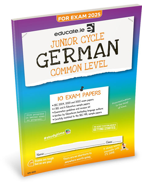 Educate.ie - Exam Papers - Junior Cycle - German - Common Level - Exam 2025 by Educate.ie on Schoolbooks.ie