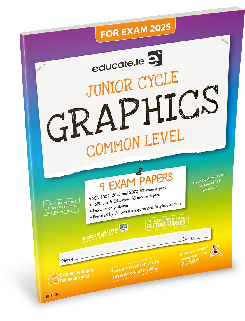 ■ Educate.ie - Exam Papers - Junior Cycle - Graphics - Common Level - Exam 2025 by Educate.ie on Schoolbooks.ie