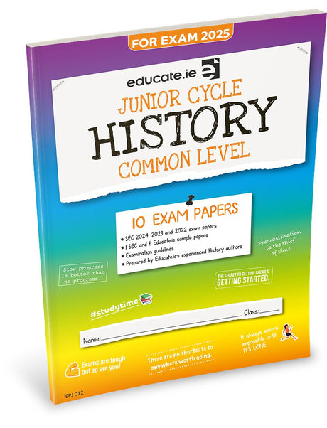 Educate.ie - Exam Papers - Junior Cycle - History - Common Level - Exam 2025 by Educate.ie on Schoolbooks.ie