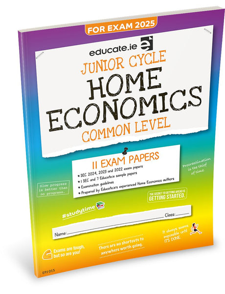 Educate.ie - Exam Papers - Junior Cycle - Home Economics - Common Level - Exam 2025 by Educate.ie on Schoolbooks.ie