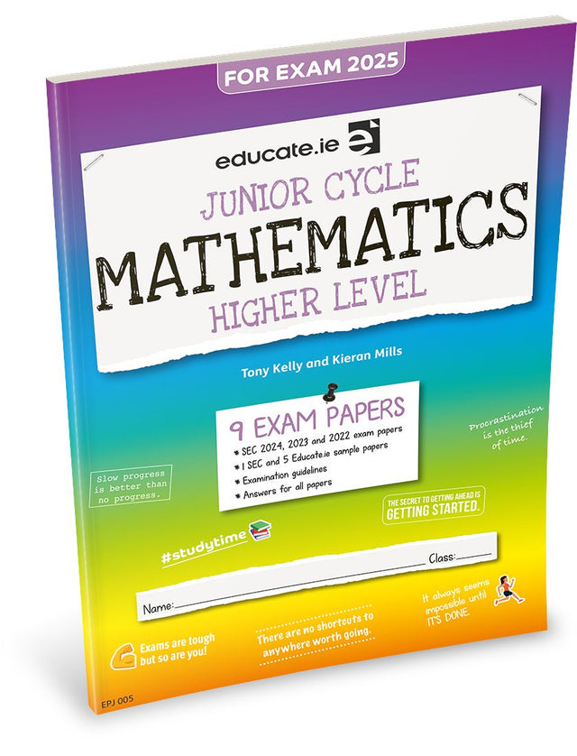 Educate.ie - Exam Papers - Junior Cycle - Maths - Higher Level - Exam 2025 by Educate.ie on Schoolbooks.ie