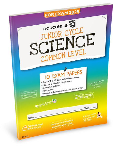 Educate.ie - Exam Papers - Junior Cycle - Science - Common Level - Exam 2025 by Educate.ie on Schoolbooks.ie