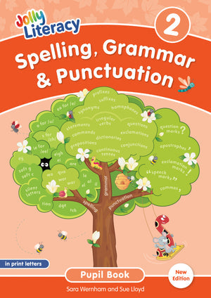 Jolly Literacy - Spelling, Grammar & Punctuation - Pupil Book 2 - In Print Letters - British English Edition