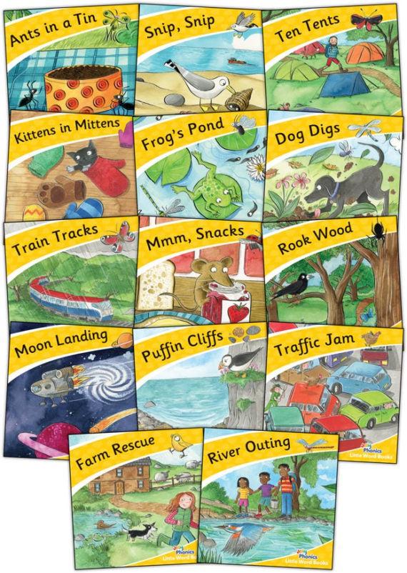 Jolly Phonics - Little Word Books - Set of 14 Books by Jolly Learning Ltd on Schoolbooks.ie