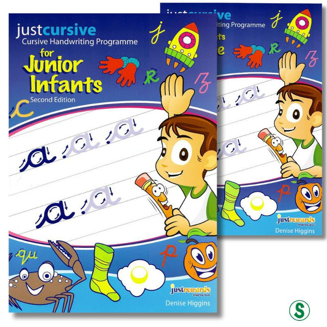 Just Cursive - Handwriting - Junior Infants (Book and Practice Copy Set) by Just Rewards on Schoolbooks.ie