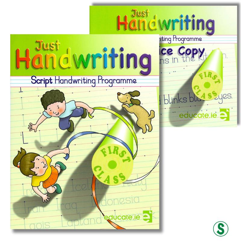 Just Handwriting - 1st Class - Script Style by Educate.ie on Schoolbooks.ie