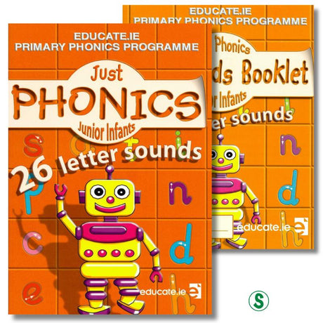 Just Phonics - Junior Infants 1 - 26 Letter Sounds by Educate.ie on Schoolbooks.ie