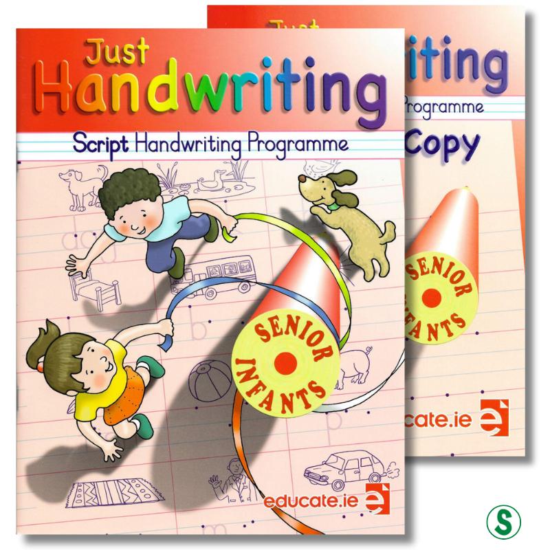 Just Handwriting - Senior Infants - Script Style by Educate.ie on Schoolbooks.ie
