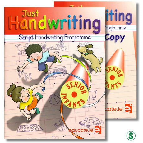 Just Handwriting - Senior Infants - Script Style by Educate.ie on Schoolbooks.ie