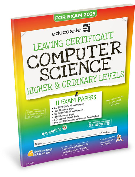 ■ Educate.ie - Exam Papers - Leaving Cert - Computer Science - Higher & Ordinary Level - Exam 2025 by Educate.ie on Schoolbooks.ie