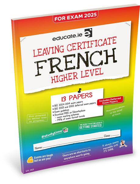 Educate.ie - Exam Papers - Leaving Cert - French - Higher Level - Exam 2025 by Educate.ie on Schoolbooks.ie