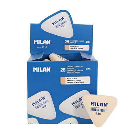 Triangular White Eraser - Large by Milan on Schoolbooks.ie