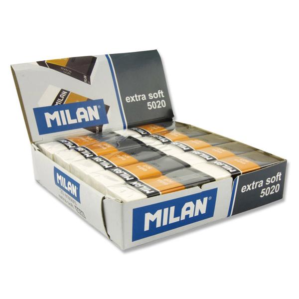 Milan 5020 Extra Soft White Eraser by Milan on Schoolbooks.ie