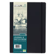 Icon - Journal & Sketch Book - A4 - 192 Page - Black by Icon on Schoolbooks.ie