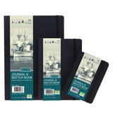 Icon - Journal & Sketch Book - A5 - 192 Page - Black by Icon on Schoolbooks.ie