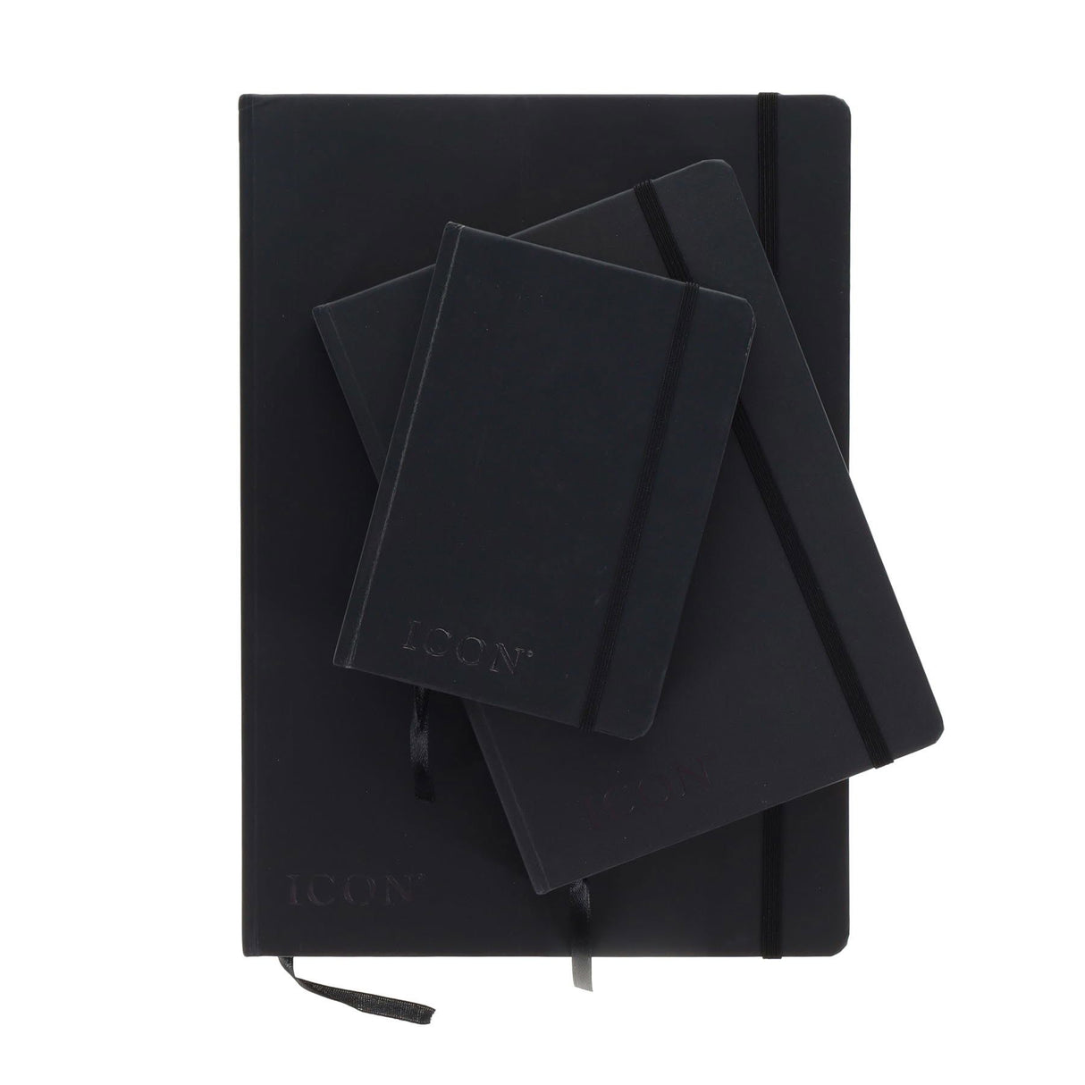 Icon - Journal & Sketch Book - A5 - 192 Page - Black by Icon on Schoolbooks.ie