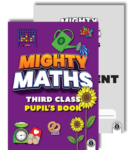 Mighty Maths - Pupil's Book & Assessment Book - Set - 3rd Class by Gill Education on Schoolbooks.ie