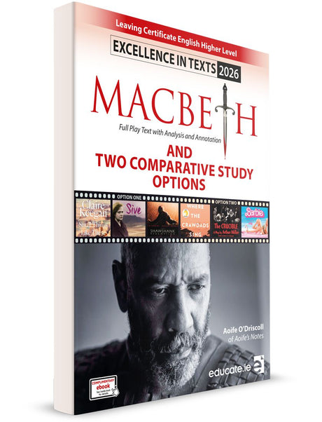 ■ Excellence in Texts - Higher Level - Macbeth 2026 (Aoife’s Notes) by Educate.ie on Schoolbooks.ie