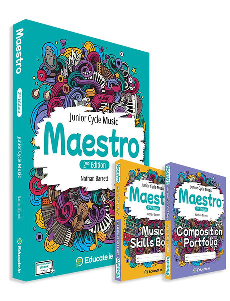 Maestro Textbook & Composition Portfolio/Music Skills Book - 2nd/New Edition by Educate.ie on Schoolbooks.ie