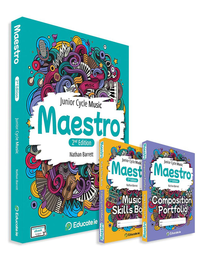Maestro Textbook & Composition Portfolio/Music Skills Book - 2nd/New Edition by Educate.ie on Schoolbooks.ie