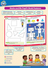 Maths and Me 2 - Pupils Book & Home School Links Book & Progress Assessment Booklet - Set - Second Class by Edco on Schoolbooks.ie