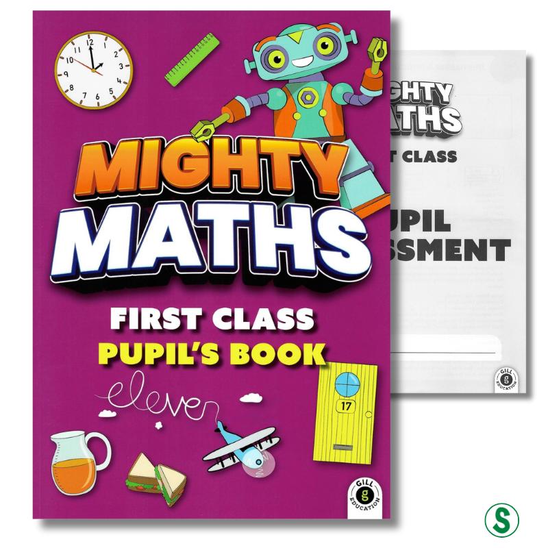 Mighty Maths - Pupils Book & Assessment Book - Set - 1st Class by Gill Education on Schoolbooks.ie