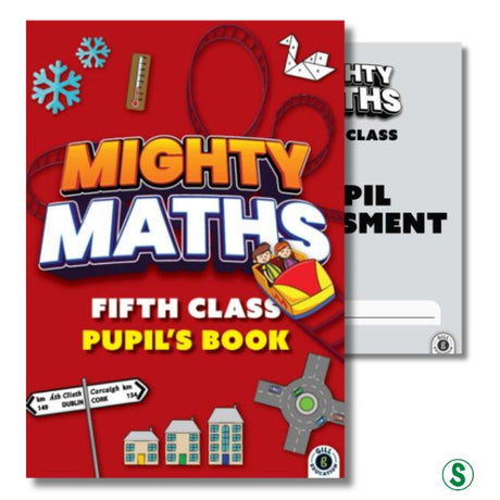 Mighty Maths - Pupils Book & Assessment Book - Set - 5th Class by Gill Education on Schoolbooks.ie