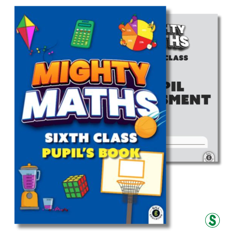 Mighty Maths - Pupils Book & Assessment Book - Set - 6th Class