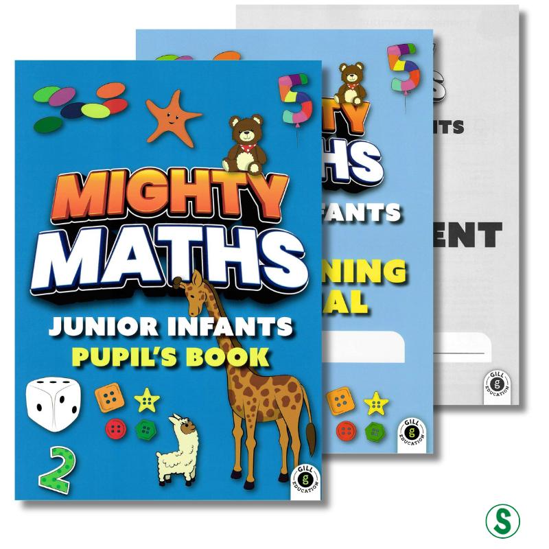 Mighty Maths - Pupils Book & Assessment Book & My Learning Journal - Set - Junior Infants
