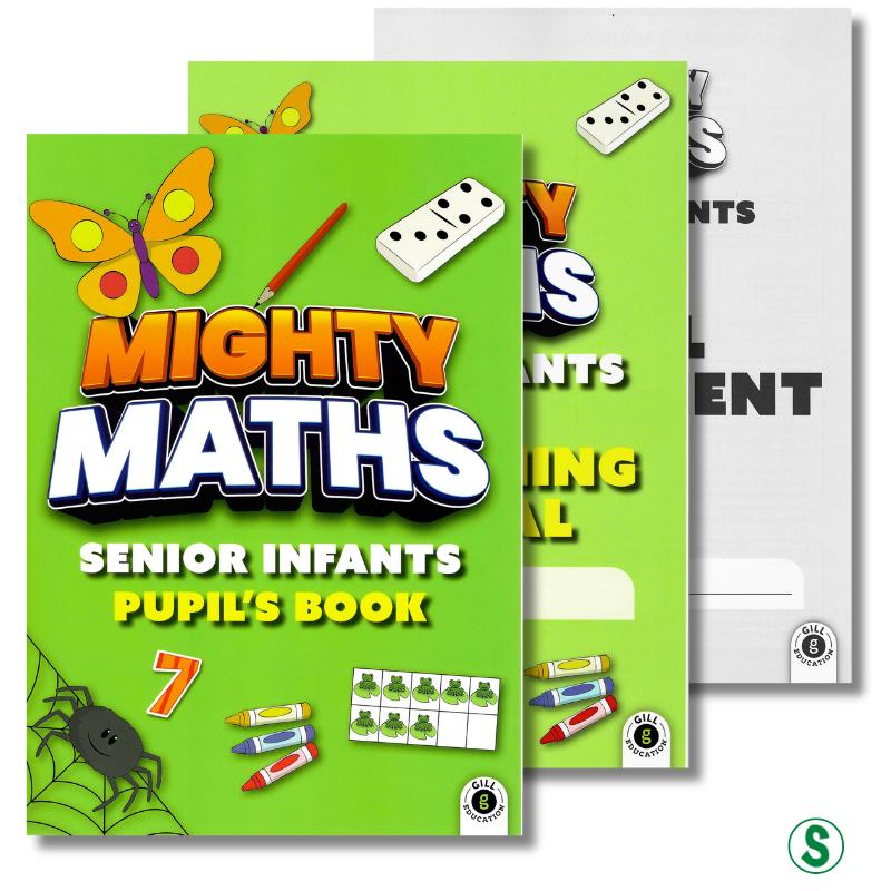 Mighty Maths - Pupils Book & Assessment Book & My Learning Journal - Set - Senior Infants
