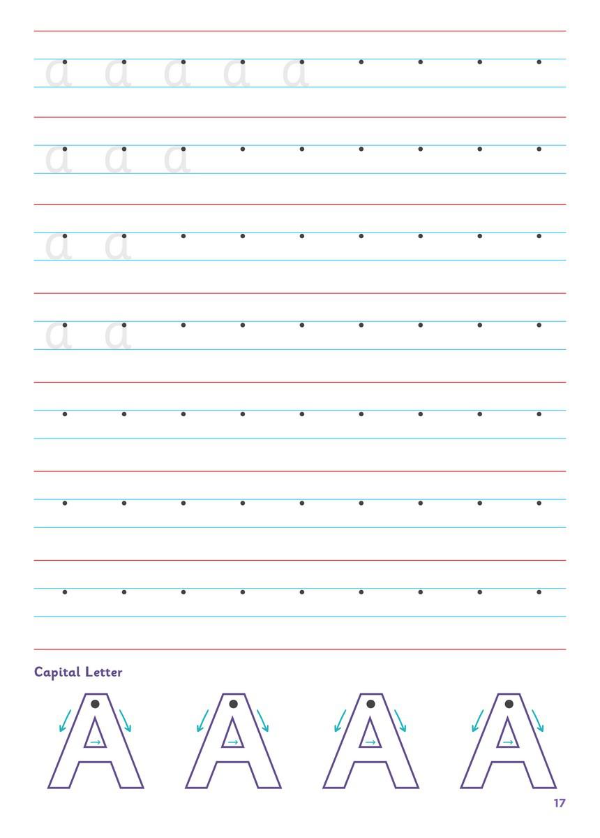 Move Write Handwriting - Book A - Set - Print by Just Rewards on Schoolbooks.ie