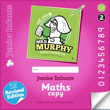 Mrs Murphy's Maths Copies - Pack of 2 - Junior Infants - 2nd / New Edition (2024) by Edco on Schoolbooks.ie