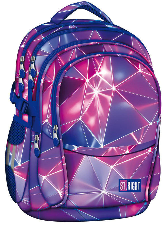 St.Right - Neon Party- 4 Compartment Backpack by St.Right on Schoolbooks.ie