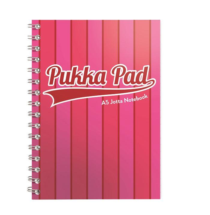 Pukka Pad Square Wirebound Metallic Jotta Notepad 200 Pages A5 (Pack Of