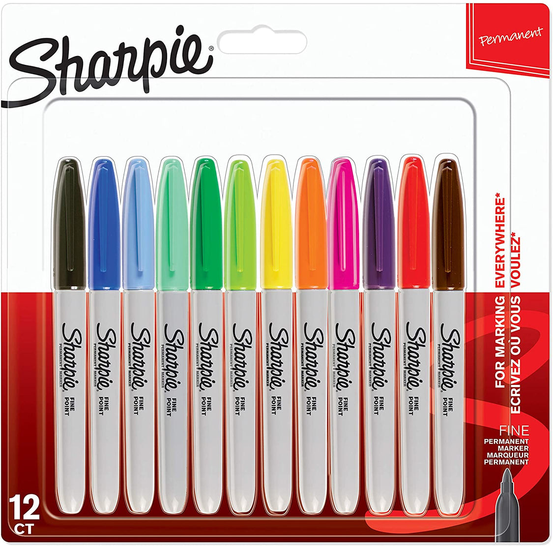 Sharpie Card 12 Fine Markers