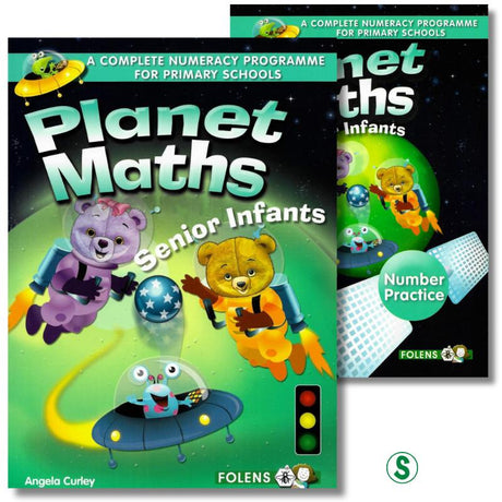Planet Maths - Senior Infants - Textbook and Practice Book by Folens on Schoolbooks.ie