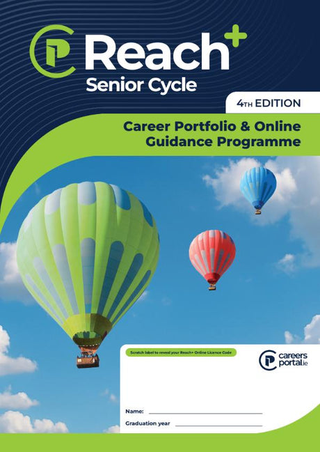 ■ REACH Senior Cycle Programme Large Workbook and Online Portfolio (4th Edition) by CareersPortal on Schoolbooks.ie