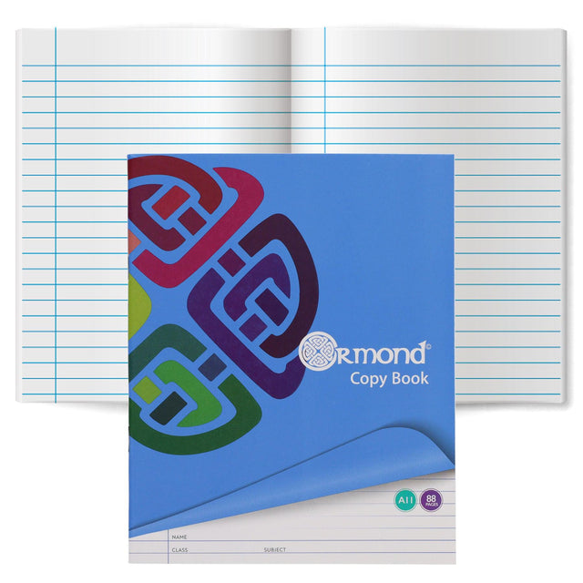 Exercise Copy - A11 - 88 Page - Pack of 10 by Ormond on Schoolbooks.ie