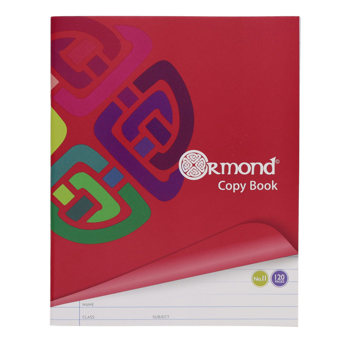 Exercise Copy Ormond - Exercise Copy - No. 11 - 120 Page - Pack of 10 – Schoolbooks.ie