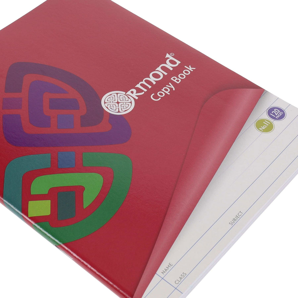 Exercise Copy Ormond - Exercise Copy - No. 11 - 120 Page - Pack of 10 – Schoolbooks.ie