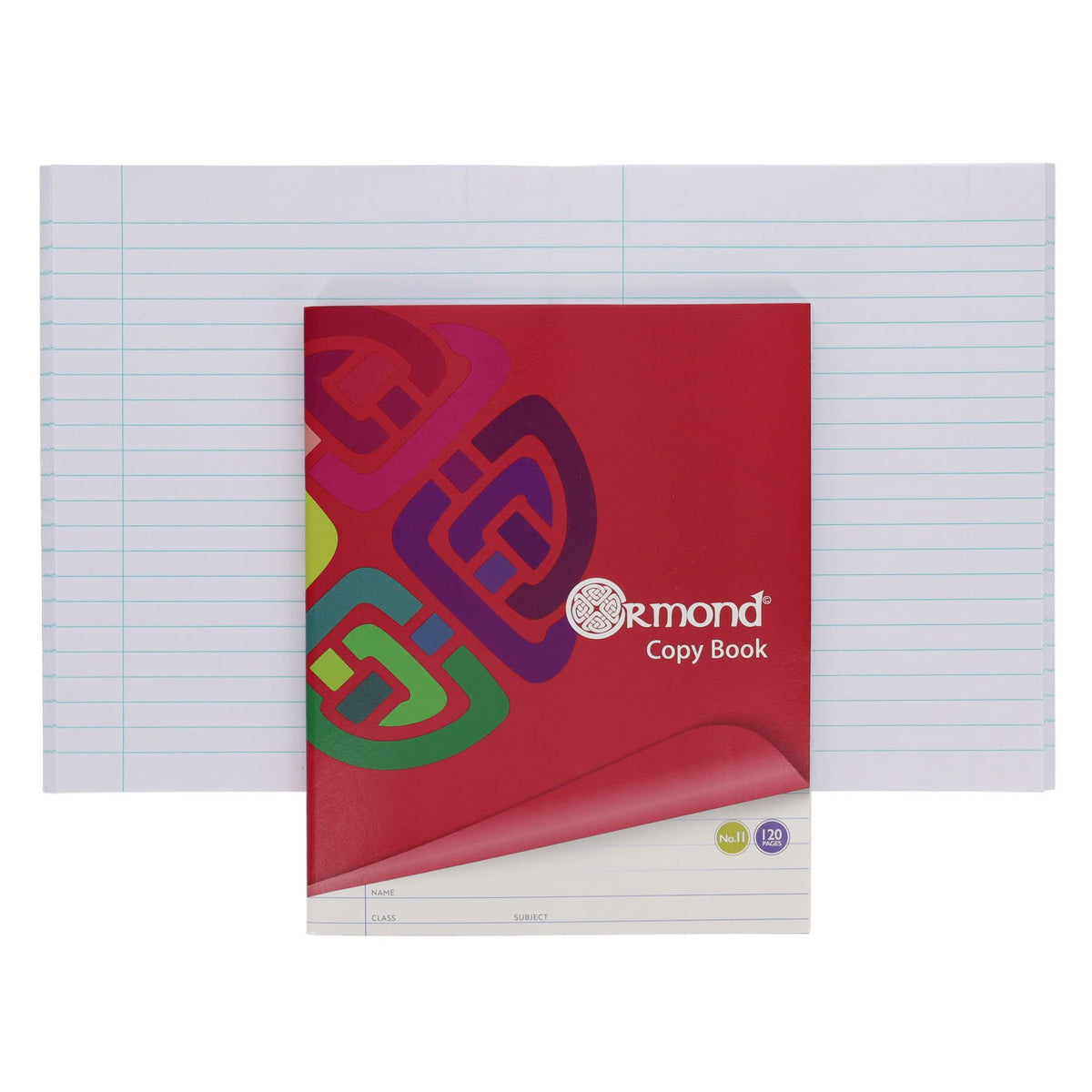 Exercise Copy Ormond - Exercise Copy - No. 11 - 120 Page - Pack of 10 – Schoolbooks.ie