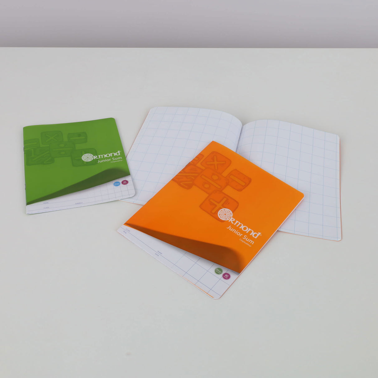 Ormond 40 Page 10mm Square Durable Cover Junior Sum Copy