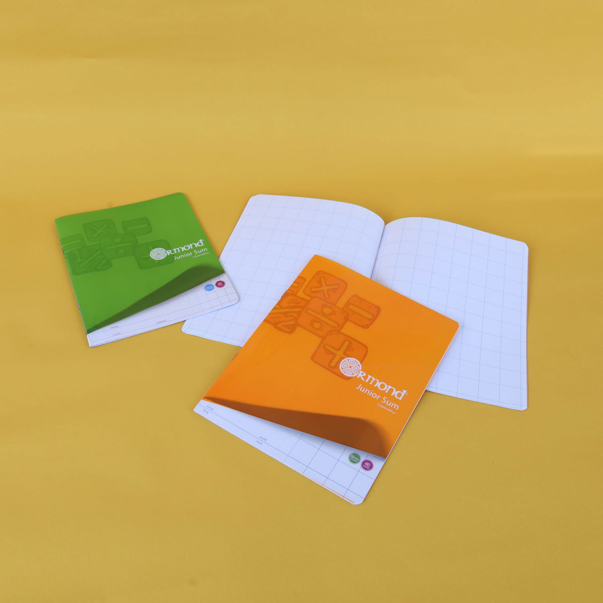 Ormond 40 Page 10mm Square Durable Cover Junior Sum Copy