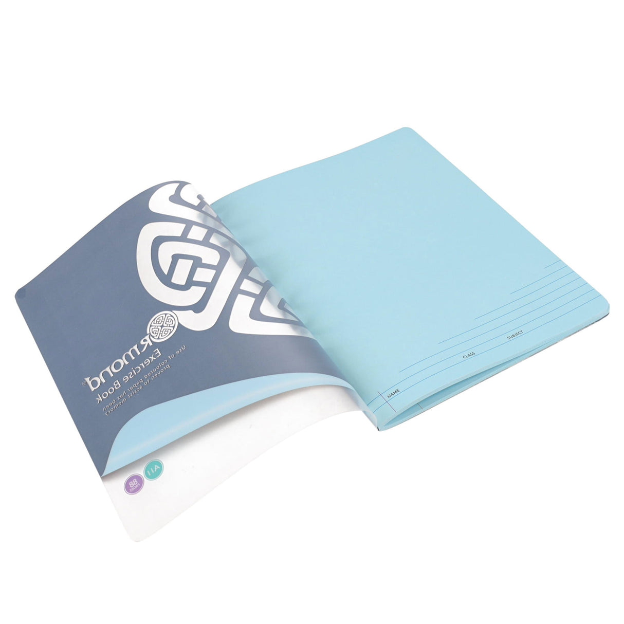 Ormond 88pg A11 Visual Memory Aid Durable Cover Copy Book - Blue by Ormond on Schoolbooks.ie