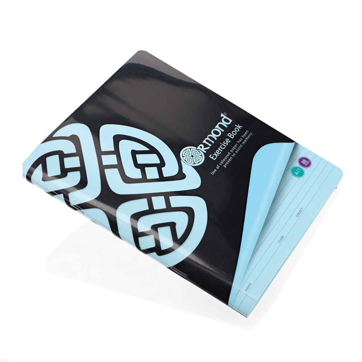 Ormond 88pg A11 Visual Memory Aid Durable Cover Copy Book - Blue by Ormond on Schoolbooks.ie