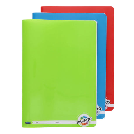 Premto - Packet of 3 x A4 160 page Manuscript Book Durable Cover by Premto on Schoolbooks.ie