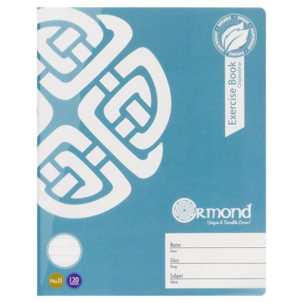 ■ Ormond - Pack of 5x No.11 - 120 Page Durable Cover Copy Books - Bold by Ormond on Schoolbooks.ie
