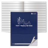 ■ Ormond - 40 Page 12 Stave Durable Cover Music Manuscript Book by Ormond on Schoolbooks.ie