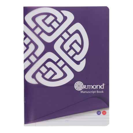 ■ Ormond - Manuscript Book - Durable Cover - A4 - 120 page - Pack of 5 by Ormond on Schoolbooks.ie